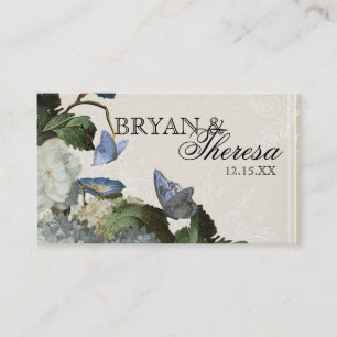 Hydrangea da corriola - cartões do assento da