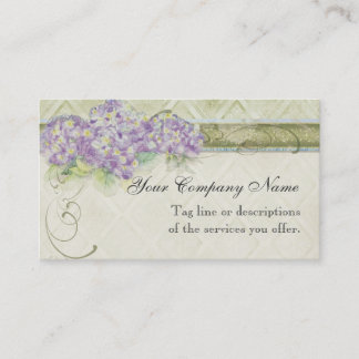 Hydrangea do Lilac do olhar do vintage - cartões