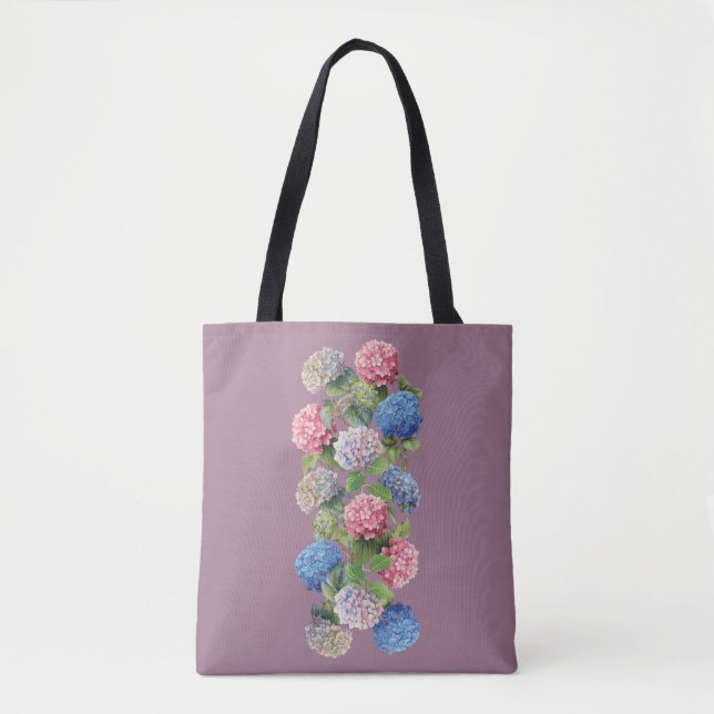 Hydrangea Floral Tote Bag (Frente)