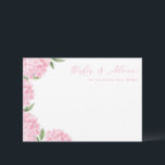 Hydrangea Flower Blooms Floral Cartão de Aviso Flo<br><div class="desc">Este cartão floral bonito apresenta flores de hidrocoloração e seu texto personalizado. Use a modelo para preencher suas informações. O recurso "Personalizar mais" pode ser usado para alterar a fonte (tamanho,  estilo,  cor) e adicionar mais linhas de texto,  alterar o layout e adicionar texto ao verso.</div>