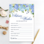 Hydrangea Greenerescente Azul Deseja e Cartão de A<br><div class="desc">Aproveite seu chá de panela com esses jogos engraçados. Personalize com a noiva para ser o nome e a data do chá. Para mais personalização,  clique no link "personalizar mais". Se precisar de ajuda,  entre em contato comigo,  por favor.</div>