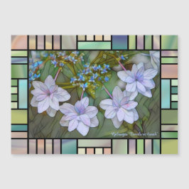 Hydrangea 'Sumida-no-hanabi'  [Magnet Card]