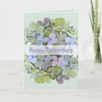 Hydrangea Verde Flor Todas as Ocasiões Cartão de S