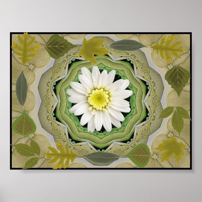 Hydrangeas Art Poster (Frente)