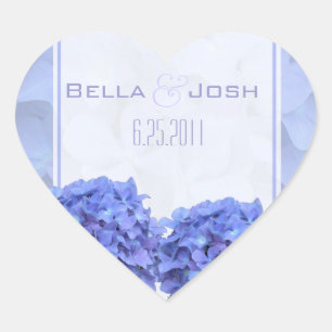 Hydrangeas que Wedding etiquetas
