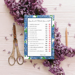 Hydrangeas Watercolor Adivinha Quem Chá de panela 