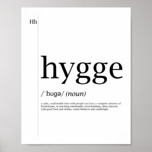 Hygge Poster - Cultura Dinamarquesa