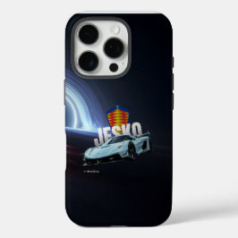 Hypercar in the Void – Surreal Supercar & Black Ho