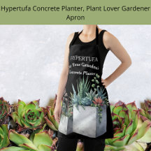 Hypertufa Concrete Planters Suculta Preto