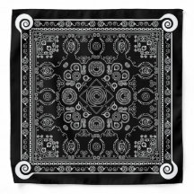 Hypno Hanky, Hypnosis Flagging Bandana A Preto!
