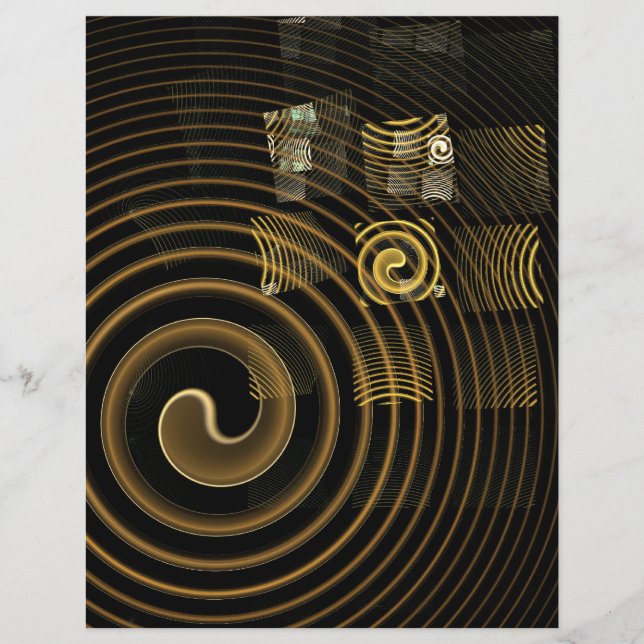 Hypnosis Abstrato Art Letterhead (Frente)