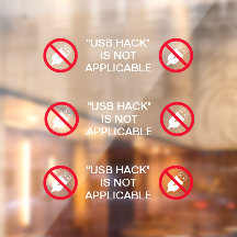 Hyundai Kia anti-roubo Kia Boys x3 White T Cling