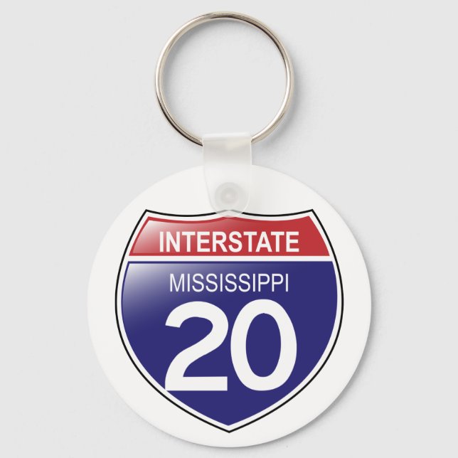 I-20 Chaveiro Mississippi (Frente)