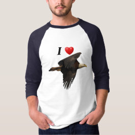 I Águias do Coração Voando Camisa da Águia Balda