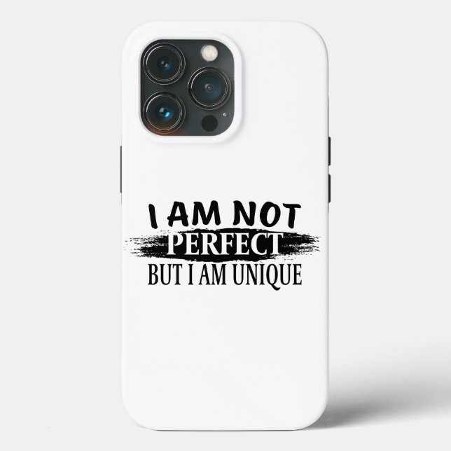 I am not perfect, but I am unique (Verso)