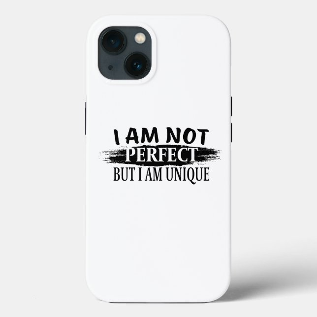 I am not perfect, but I am unique (Verso)