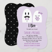 I Boo Halloween Convites de Casamento