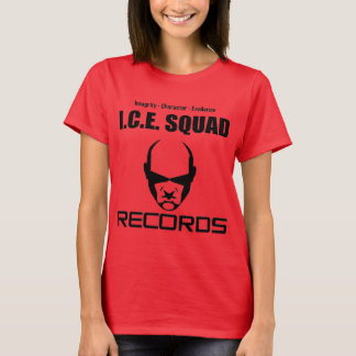 I.C.E. SQUAD RECORDS Damas Camisa Branca