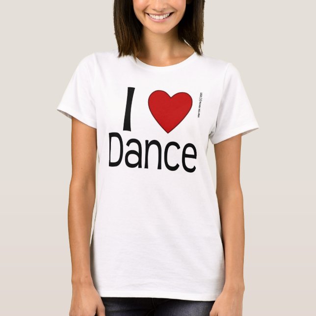 I Camisa de dança cardíaca (Frente)