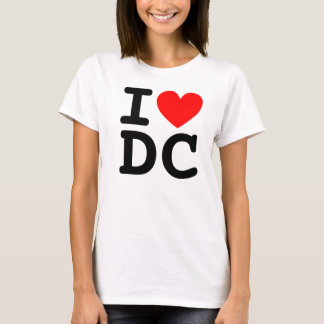 I Camisa de DC do Coração
