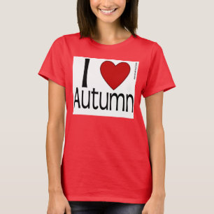 I Camisa de outono do coração