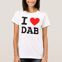 I Camiseta de Cabelo do Coração
