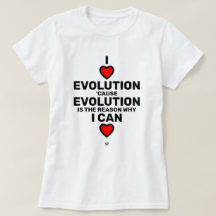 I coração evolução T-Shirt