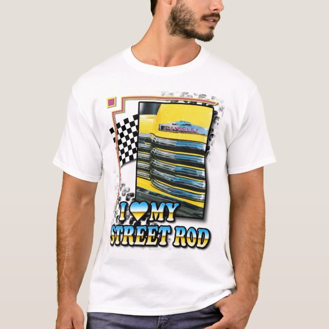 I (coração) MEU ROD T-Shirt (Frente)