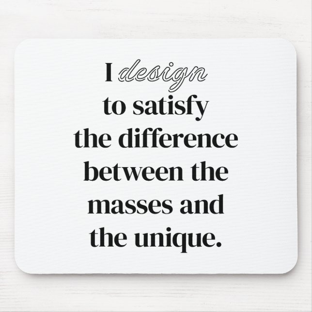I Design Mouse Pad (Frente)