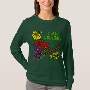 I Dig Plantas Gardener Slogan T-shirt
