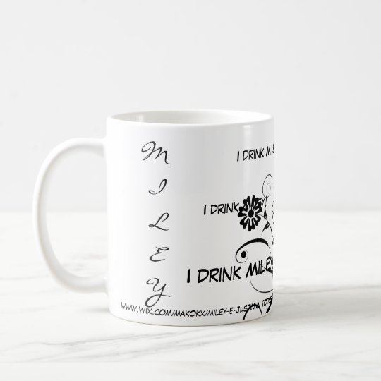 I drink Miley Caneca De Café