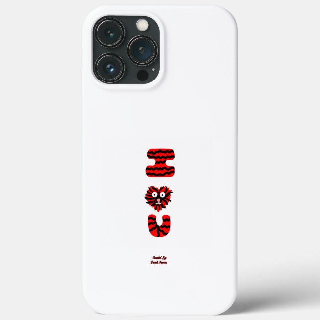 I Felpudo U Apple iPhone 13 Pro Max Case (Verso)