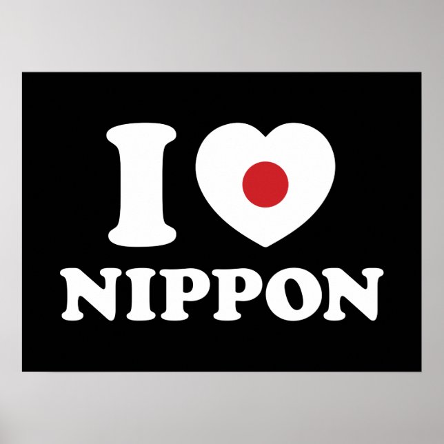 I HEART [AMOR] NIPPON POSTER (Frente)