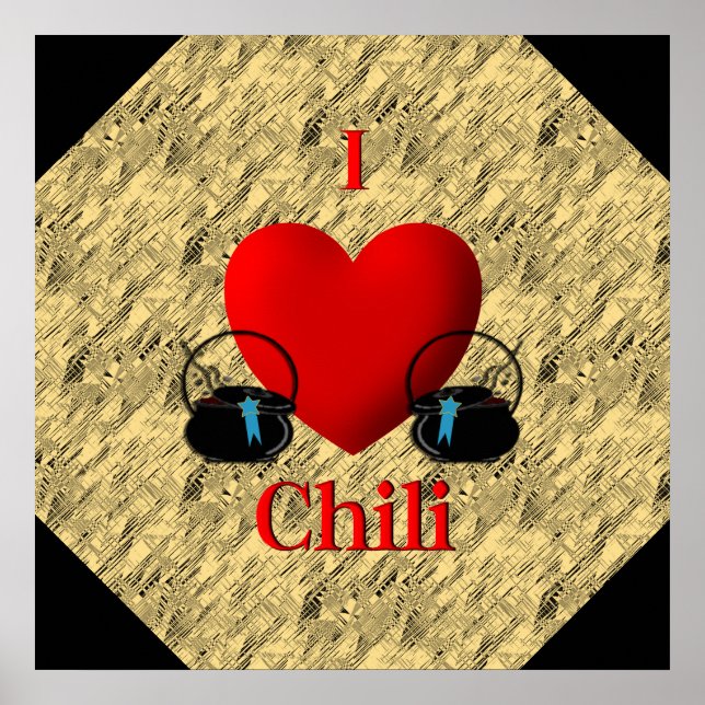 I Heart Chili Poster (Frente)