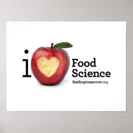"I Heart Comida Science" Poster