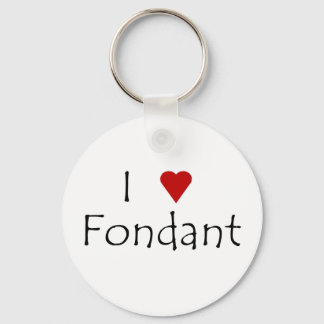 I Heart Fondant Chaveiro