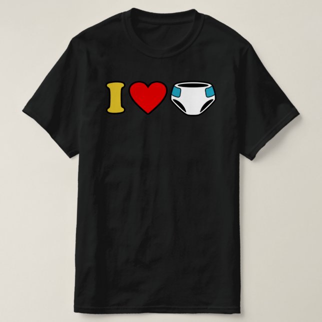 I HEART FRALDA T-Shirt (Frente do Design)