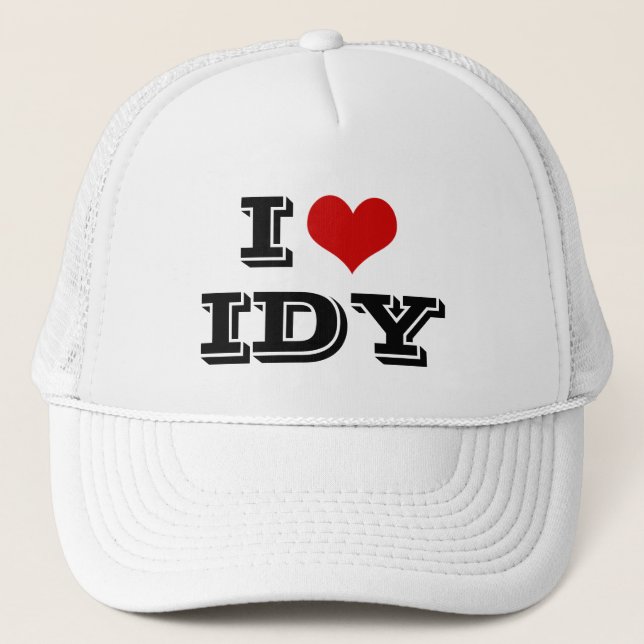 I Heart IDY Baseball Boné (Frente)