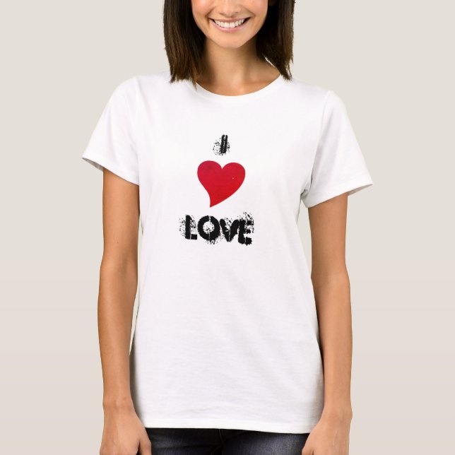 I Heart Love T-Shirt (Frente)