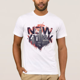 I Heart NYC" T-shirt - Casual New York City Urban 