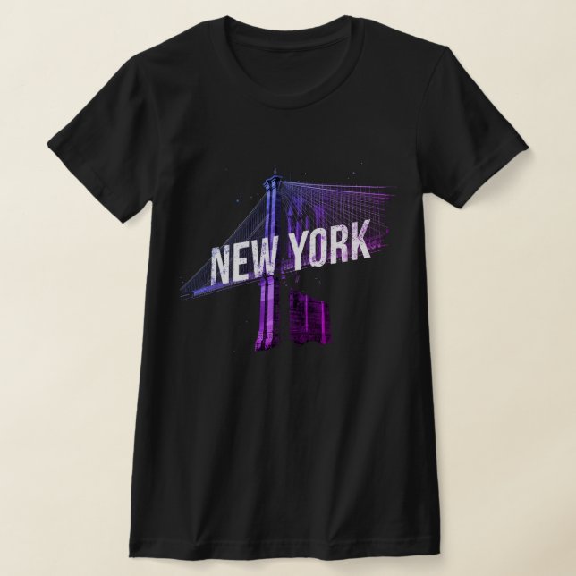I Heart NYC" T-shirt - Casual New York City Urban  (Postura )