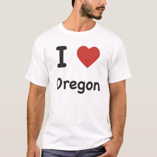 I Heart Oregon - Camiseta Bebê