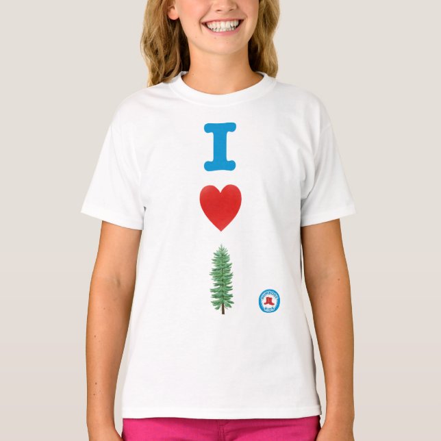I Heart Trees Girls' T-Shirt (Frente)