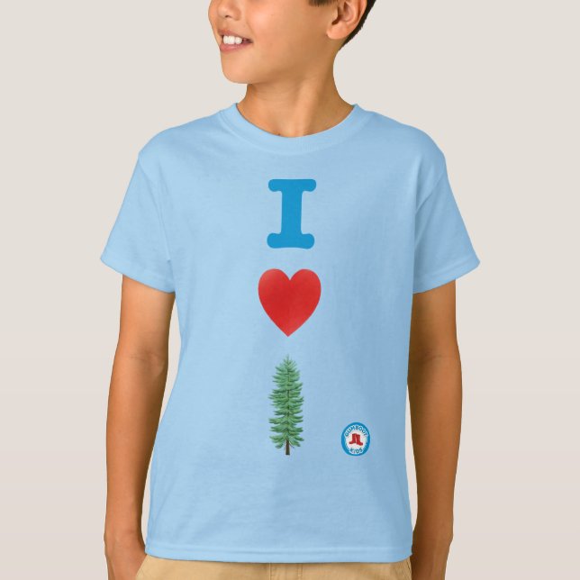 I Heart Trees Youth T-Shirt (Frente)
