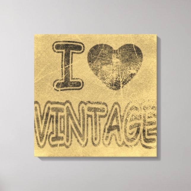 I Heart Vintage nº 2 Canvas (Frente)