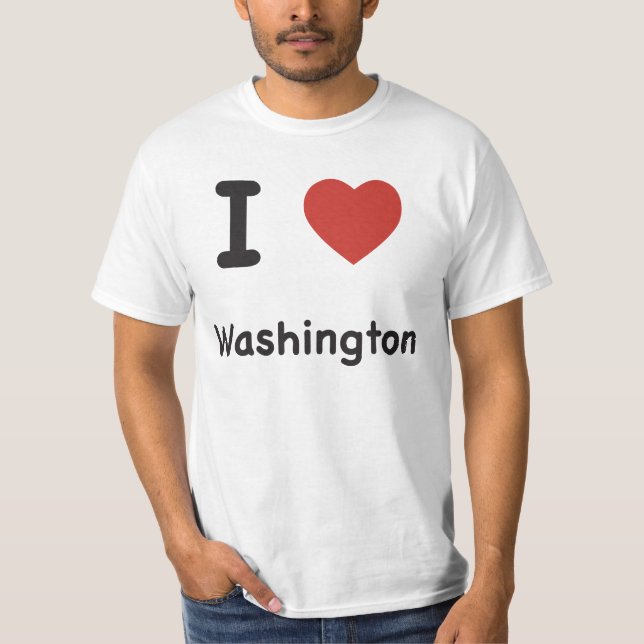 I Heart Washington - Baby T-shirt (Frente)