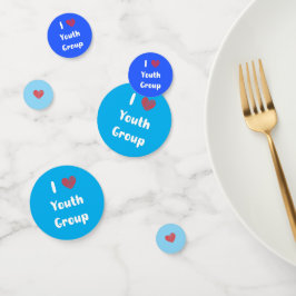 I Heart Youth Group Mesa Confetti
