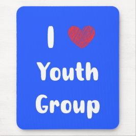 I Heart Youth Group Mousepad
