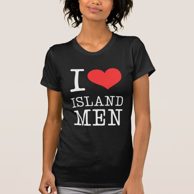I Love Island Men T-Shirt (Frente)