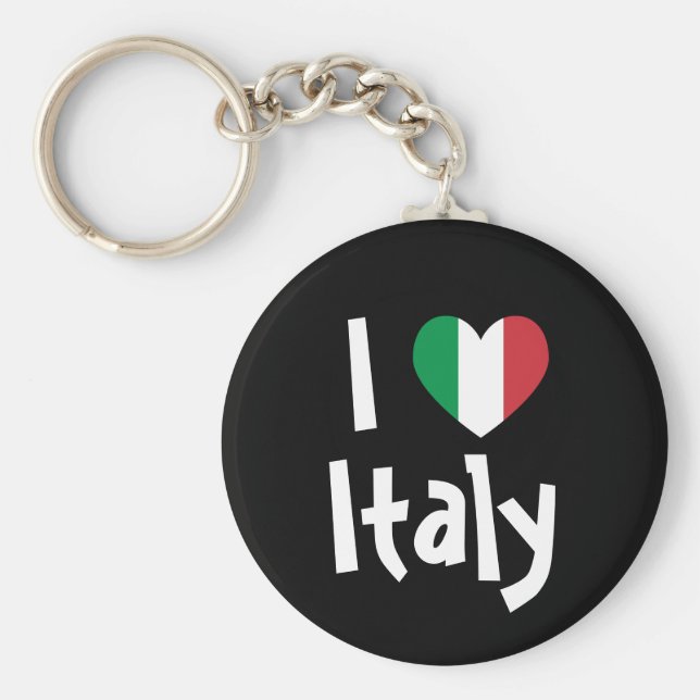 I Love Italy Chaveiro (Frente)
